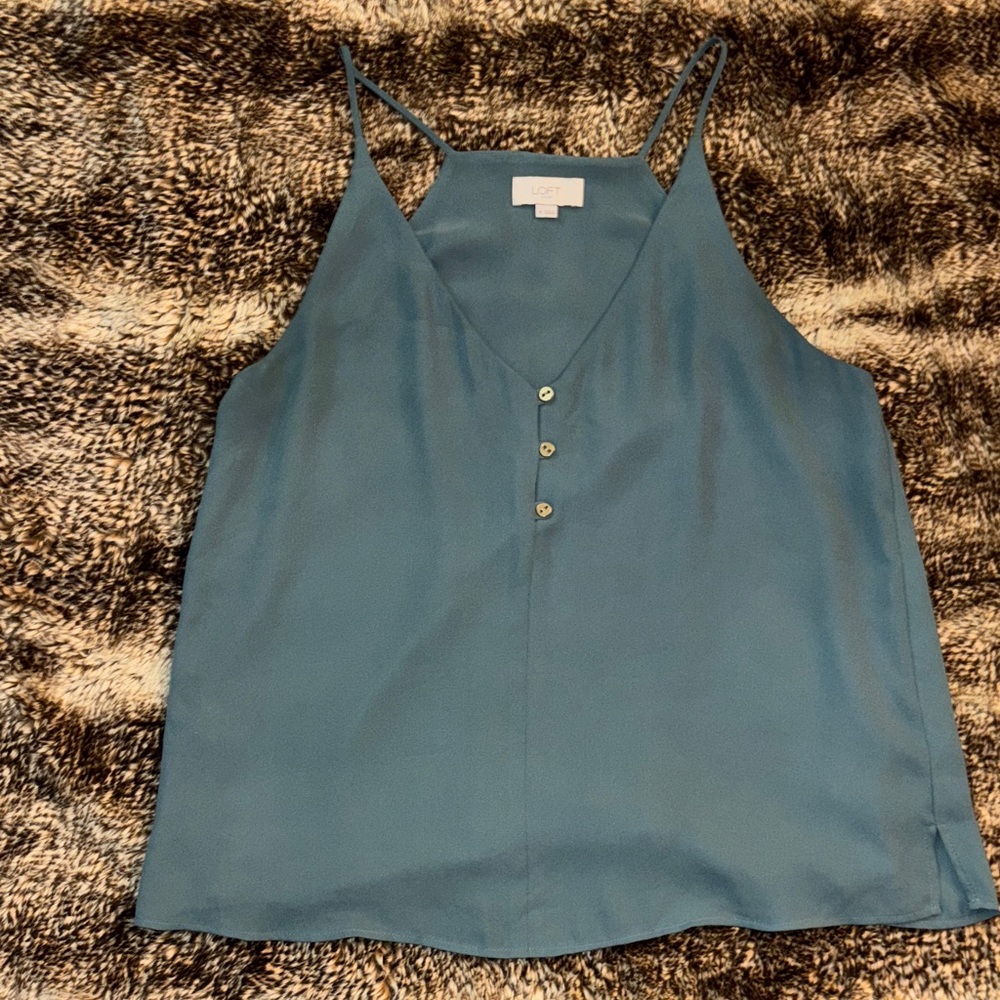 Teal Sleeveless Top